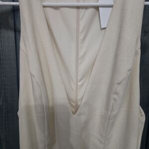 Lululemon Athletica Cream Textured Romper